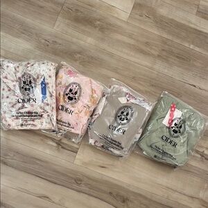 Cider Floral and Solid Pajama Set